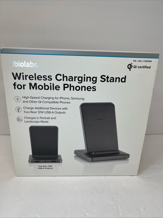 Other - AWC1040 OEM Ubiolabs Black Wireless Charger Dock Hub Mobile Phone sealed
